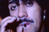 Phil Lynott, in his house in  Richmond, 1981